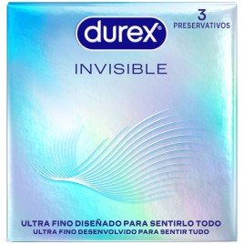 DUREX - INVISIBLE ULTRA MINCE 3 UNITÉS