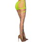 CHILIROSE - CR 4867 NEONGRÜNE NETZSTRUMPFHOSEN MIT LÖCHERN CHILIROSE - CR 4867 NEONGRÜNE NETZSTRUMPFHOSEN MIT LÖCHERN