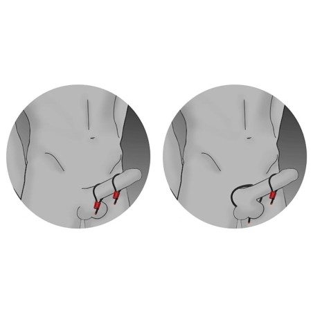 ELECTRASTIM - PRESTIGE ELECTRA LOOPS ANELLI PER IL PENE REGOLABILI NERI