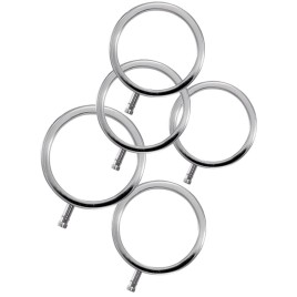 ELECTRASTIM - ELECTRARINGS METALL-PENISRINGE 5ER-PACK