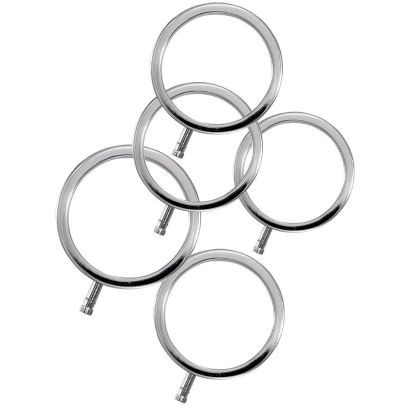ELECTRASTIM - ELECTRARINGS METALL-PENISRINGE 5ER-PACK ELECTRASTIM - ELECTRARINGS METALL-PENISRINGE 5ER-PACK