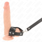 KINK - ANELLO PER PENE CON CINTURINO IN PELLE REGOLABILE
