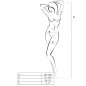 PASSION - WOMAN BS056 RED BODYSTOCKING ONE SIZE