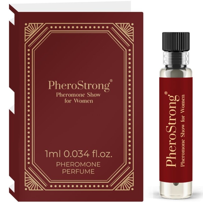 PHEROSTRONG - SPETTACOLO DI FEROMONI PROFUMATI PER DONNA 1 ML PHEROSTRONG - SPETTACOLO DI FEROMONI PROFUMATI PER DONNA 1 ML