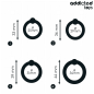 ADDICTED TOYS - SET DI ANELLI IN SILICONE A PRESSIONE ADDICTED TOYS - SET DI ANELLI IN SILICONE A PRESSIONE