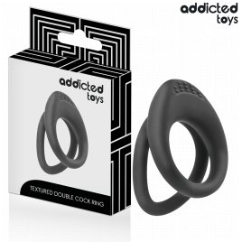 ADDICTED TOYS - DOPPELT STRUKTURIERTER PENISRING