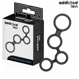 ADDICTED TOYS - ANELLO PER PENE CON DIVISORI PER TESTICOLI