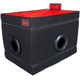 SECRET DOME - KINK CLUB LA NICHE CABIN SCHWARZ ROT