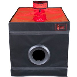 SECRET DOME - KINK CLUB LA NICHE CABIN SCHWARZ ROT