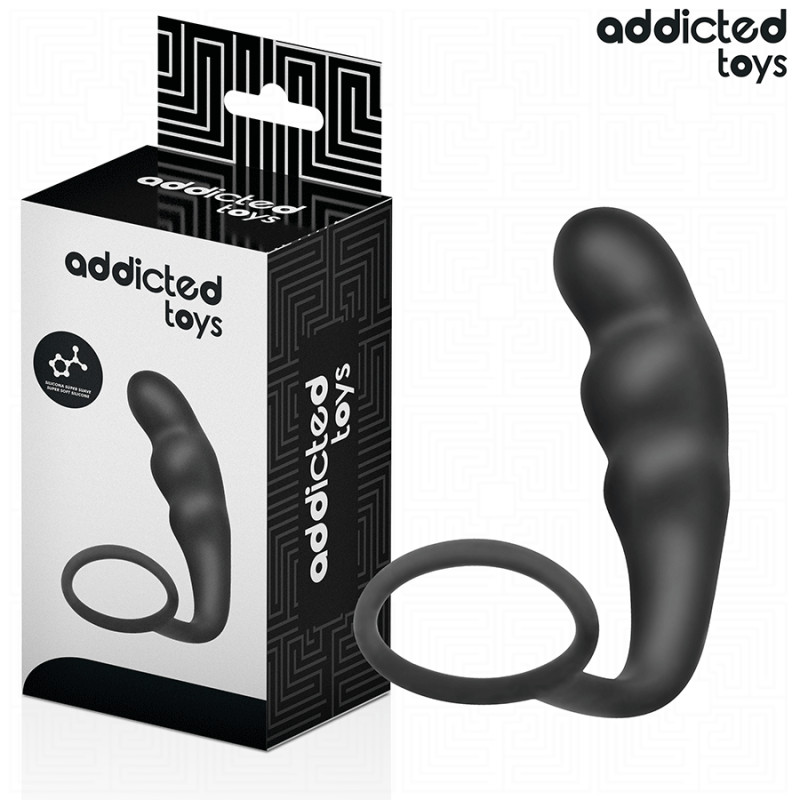 ADDICTED TOYS - ANAL PLUG WITH RING SILICONE MODEL 4 ADDICTED TOYS - ANAL PLUG WITH RING SILICONE MODEL 4