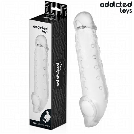 ADDICTED TOYS - TRANSPARENTE PENISVERLÄNGERUNG GRÖSSE S 23 CM