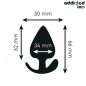 ADDICTED TOYS - ANAL PLUG SILICONE SIZE M 6.6 CM ADDICTED TOYS - ANAL PLUG SILICONE SIZE M 6.6 CM