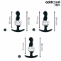 ADDICTED TOYS - 3ER-SET ANALPLUG MODELL 1