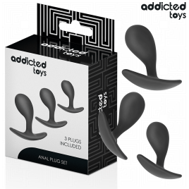 ADDICTED TOYS - SET DI 3 TAPPI ANALI MODELLO 3