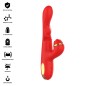 INTENSE - KATY MULTIFUNCTION CLITORIS STIMULATOR 4 INTERCHANGEABLE HEADS RED INTENSE - KATY MULTIFUNCTION CLITORIS STIMULATOR 4 INTERCHANGEABLE HEADS RED