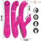 INTENSE - CHRISTINA VIBRATORE MULTIFUNZIONE RABBIT 22,5 CM ROSA INTENSE - CHRISTINA VIBRATORE MULTIFUNZIONE RABBIT 22,5 CM ROSA