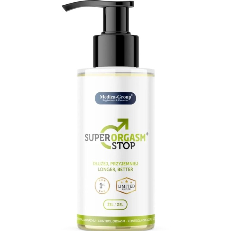 MEDICA GROUP - SUPER ORGASM STOP GEL INTIME POUR HOMMES 150 ML MEDICA GROUP - SUPER ORGASM STOP GEL INTIME POUR HOMMES 150 ML