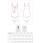 LIVCO CORSETTI FASHION - BABYDOLL HYEONA 1710 + THONG ROSE S