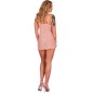 LIVCO CORSETTI FASHION - BABYDOLL HYEONA 1710 + THONG ROSE S