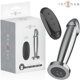 INTENSE - ANAL PLUG 10 VIBRATIONEN METALLDILDO MIT FERNBEDIENUNG M