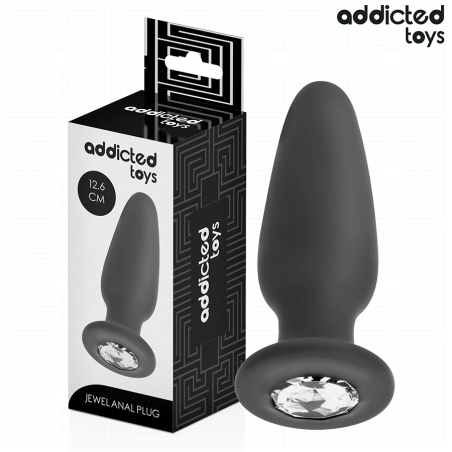 ADDICTED TOYS - PLUG ANALE CON GIOIELLO TAGLIA L 12,6 CM