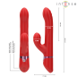 INTENSE - LELE MULTIFUNCTION VIBRATOR ROTATING OSCILLATION STIMULATION RED INTENSE - LELE MULTIFUNCTION VIBRATOR ROTATING OSCILLATION STIMULATION RED