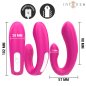 INTENSE - JANET DOUBLE STIMULATEUR ET VIBRATEUR EN U AVEC TÉLÉCOMMANDE ROSE INTENSE - JANET DOUBLE STIMULATEUR ET VIBRATEUR EN U AVEC TÉLÉCOMMANDE ROSE