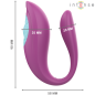 INTENSE - ANNIE VIBRATORE E STIMOLATORE A FORMA DI U TELECOMANDO VIOLA INTENSE - ANNIE VIBRATORE E STIMOLATORE A FORMA DI U TELECOMANDO VIOLA