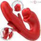 INTENSE - NATHY DOUBLE VIBRATEUR AVEC BOUCHE STIMULANTE MULTIFONCTION ROUGE INTENSE - NATHY DOUBLE VIBRATEUR AVEC BOUCHE STIMULANTE MULTIFONCTION ROUGE