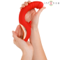 INTENSE - VIBRATEUR ET STIMULATEUR PAULINA EN FORME DE U ROUGE INTENSE - VIBRATEUR ET STIMULATEUR PAULINA EN FORME DE U ROUGE