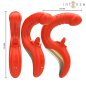 INTENSE - VIBRATEUR ET STIMULATEUR PAULINA EN FORME DE U ROUGE INTENSE - VIBRATEUR ET STIMULATEUR PAULINA EN FORME DE U ROUGE