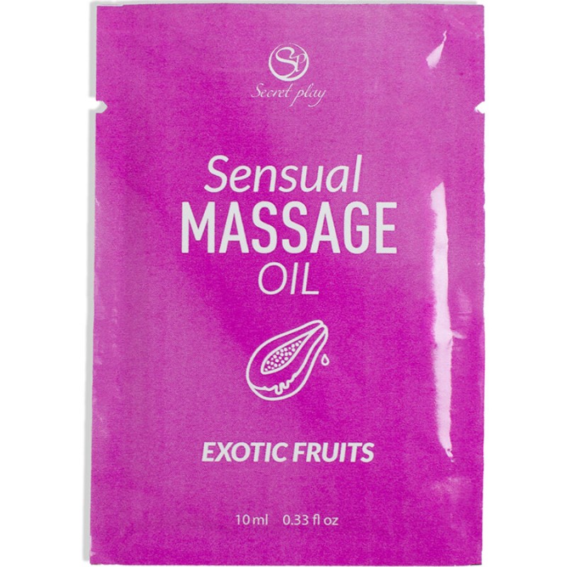 SECRETPLAY - SINGLE-DOSE EXOTIC FRUITS MASSAGE OIL 10 ML SECRETPLAY - SINGLE-DOSE EXOTIC FRUITS MASSAGE OIL 10 ML