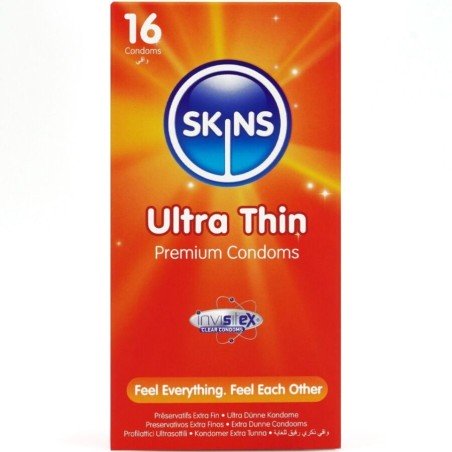 SKINS - ULTRADÜNNE PREMIUM-KONDOME PACKUNG 16