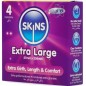 SKINS - EXTRA LARGE PREMIUM CONDOMS PACK 4 SKINS - EXTRA LARGE PREMIUM CONDOMS PACK 4