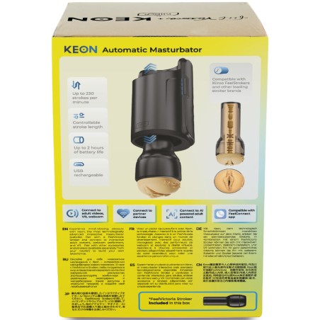 KIIROO - KEON WIFI COMBO VICTORIA JUNE AUTOMATISCHER MASTURBATOR + FEEL STROKER
