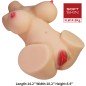 CRAZY BULL - EMMA TORSE FÉMININ RÉALISTE VAGIN ET ANAL 4,8 KG