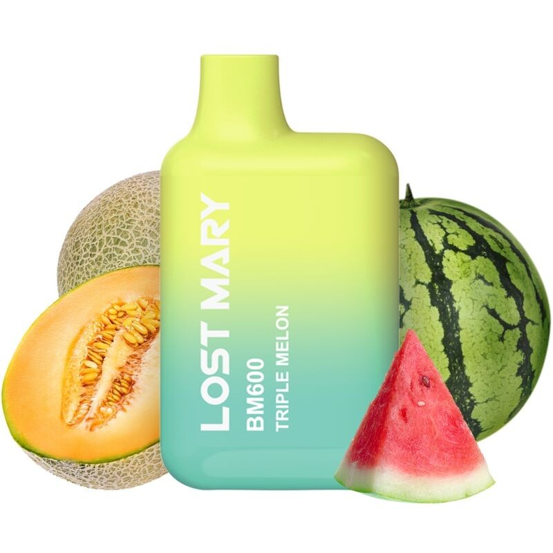 LOST MARY - BM600 NICOTINA VAPER 2% MONOUSO TRIPLO MELONE LOST MARY - BM600 NICOTINA VAPER 2% MONOUSO TRIPLO MELONE
