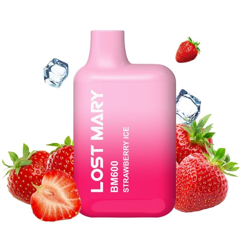 LOST MARY - BM600 NICOTINA VAPER 2% MONOUSO FRAGOLA GHIACCIO LOST MARY - BM600 NICOTINA VAPER 2% MONOUSO FRAGOLA GHIACCIO