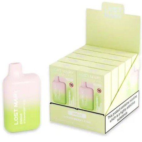 LOST MARY - BM600 VAPER NICOTINE 2% JETABLE FRAISE KIWI
