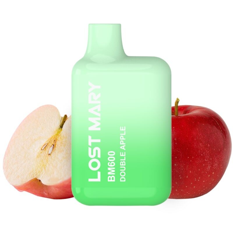 LOST MARY - BM600 NICOTINA VAPER 2% MONOUSO DOPPIA MELA LOST MARY - BM600 NICOTINA VAPER 2% MONOUSO DOPPIA MELA