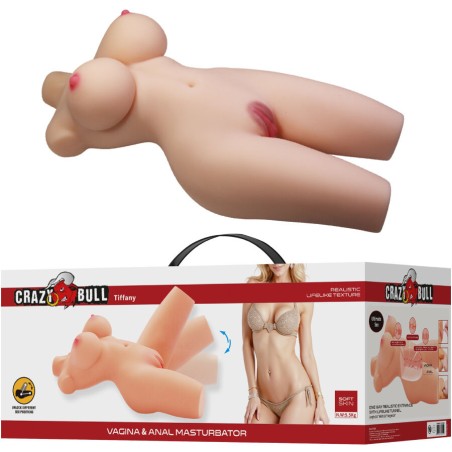 CRAZY BULL - TIFFANY REALISTIC FEMALE TORSO VAGINA AND ANAL 5.5 KG