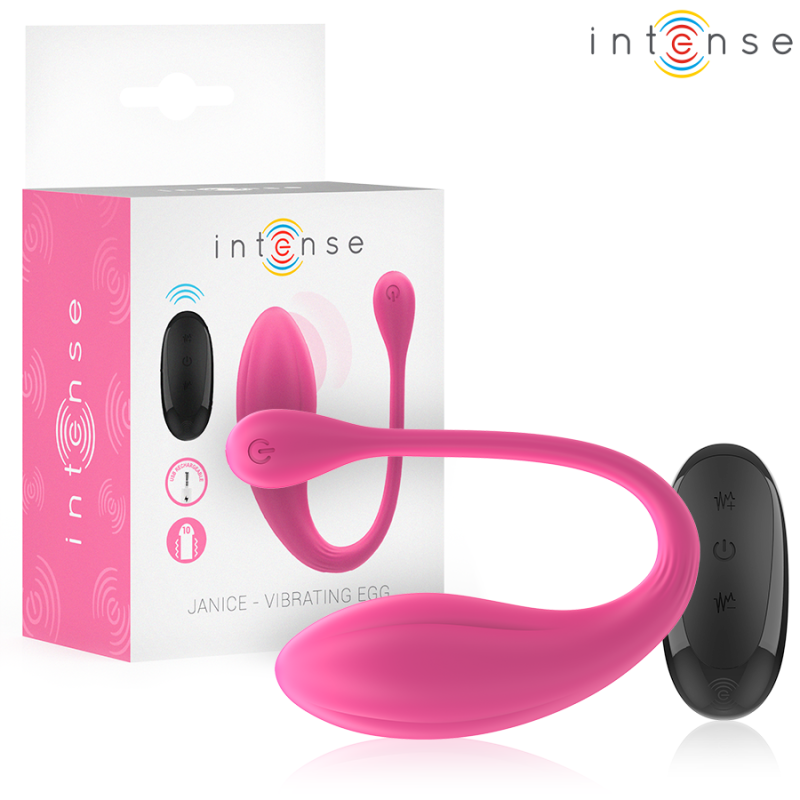 INTENSE - JANICE U VIBRATOR DOUBLE STIMULATION 10 VIBRATIONS PINK REMOTE CONTROL INTENSE - JANICE U VIBRATOR DOUBLE STIMULATION 10 VIBRATIONS PINK REMOTE CONTROL