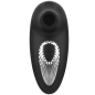 BLACKSILVER - DRAKE DELUXE SUCKING VIBE RECHARGEABLE SILICONE NOIR