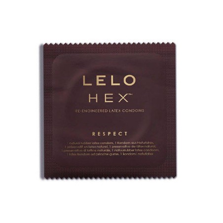 LELO HEX CONDOMS RESPECT XL 3 PACK