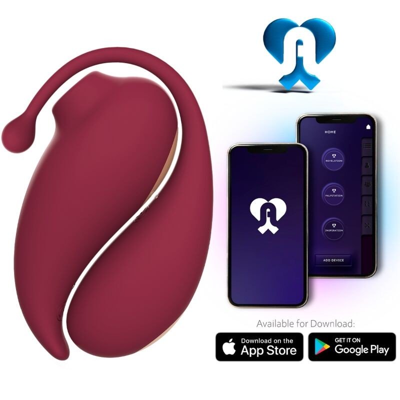 ADRIEN LASTIC - INSPIRATION ONDES STIMULANTES CLITORIS + ŒUF VIBRANT ROUGE - APPLICATION GRATUITE