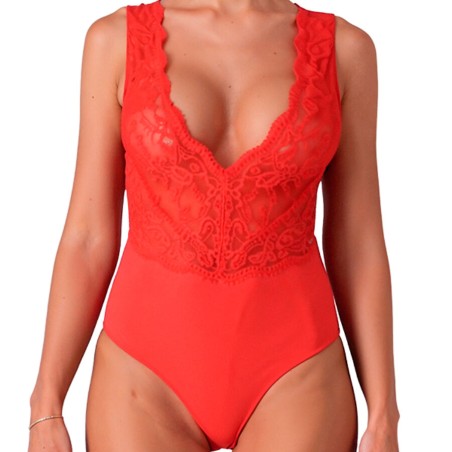 PASSION - BODY EVALIE ROUGE L/XL