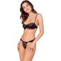 PASSION - TIVOLEA REGGISENO + PERIZOMA NERO S/M PASSION - TIVOLEA REGGISENO + PERIZOMA NERO S/M