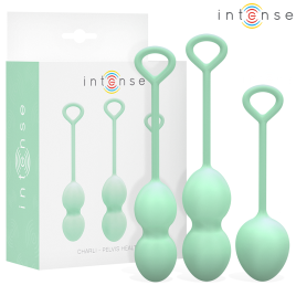 INTENSE - KIT DE BOULES DE KEGEL CHARLI VERT CLAIR