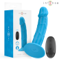 INTENSE - PHOEBE VIBRATORE REALISTICO 10 VIBRAZIONI TELECOMANDO BLU INTENSE - PHOEBE VIBRATORE REALISTICO 10 VIBRAZIONI TELECOMANDO BLU