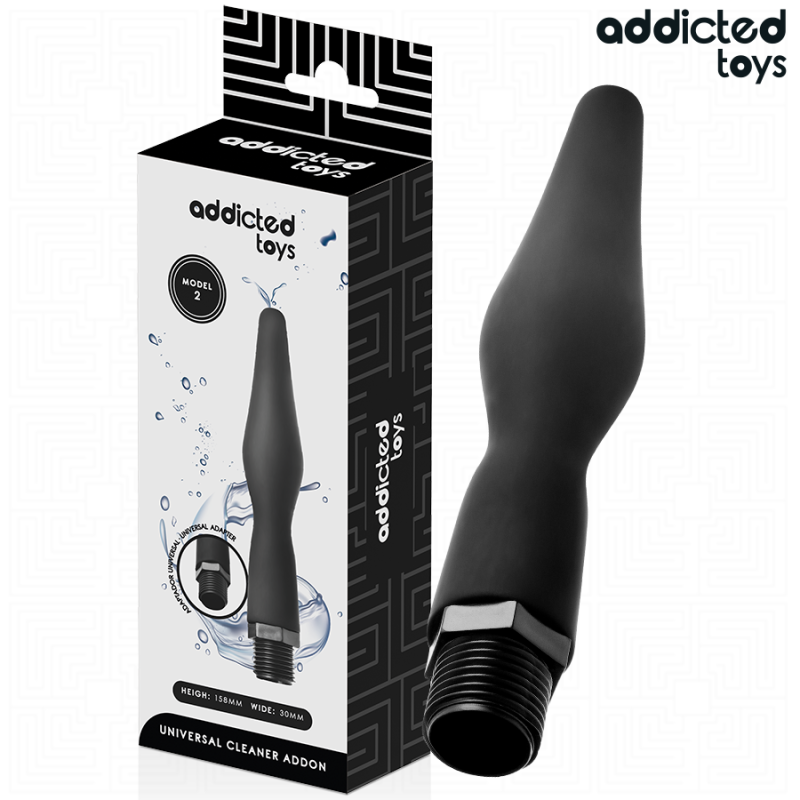 ADDICTED TOYS - NETTOYEUR ANAL AVEC ADAPTATEUR UNIVERSEL MODÈLE 2 ADDICTED TOYS - NETTOYEUR ANAL AVEC ADAPTATEUR UNIVERSEL MODÈLE 2